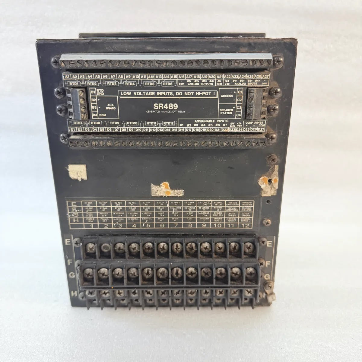GE MULTILIN SR489-P5-HI-A20 Generator Management Relay 5A CT 90-300VDC