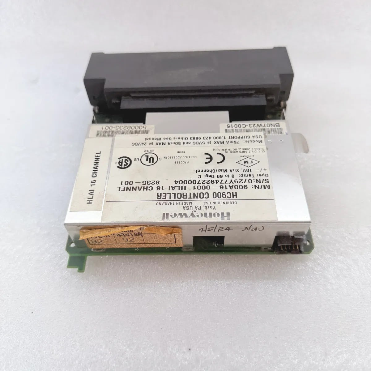 HONEYWELL 900A16-0001 HC900 HLAI Analog Input Module 16 Channel 10V FOR PARTS