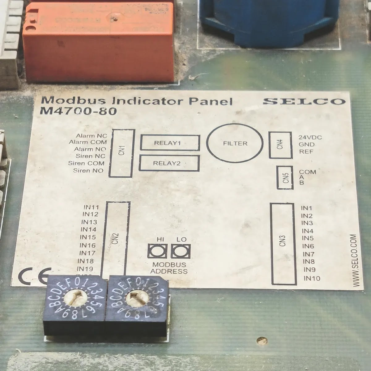 SELCO M4700-80 Modbus Indicator Panel 20-Channel 24VDC