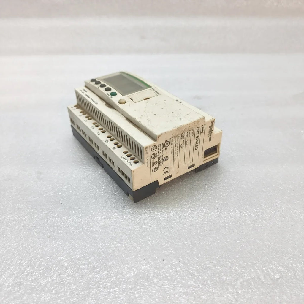 S Electric SR3B262BD Zelio Logic Smart Relay 24VDC 26 I/O FOR PARTS