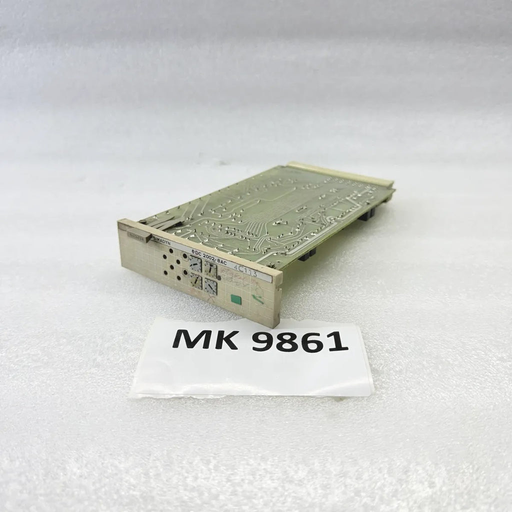 SIEMENS 6DC2002-8AC SIMADYN Plug-In Control Module