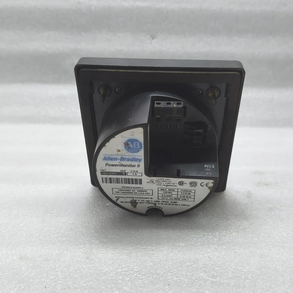 A Bradley 1403-DMA Powermonitor II Display Module 120/240V AC