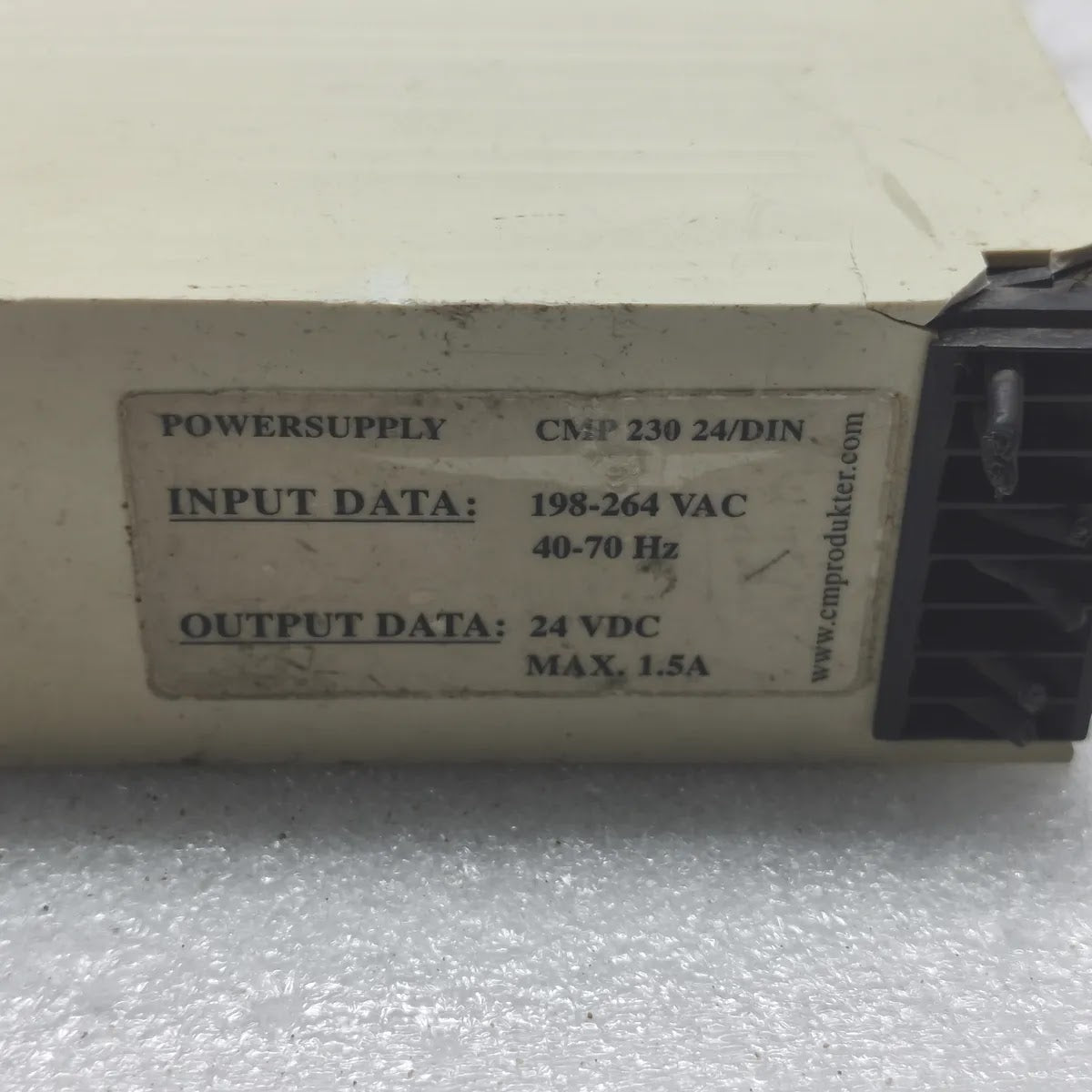 CMP 230 24/DIN Power Supply 24VDC 1.5A