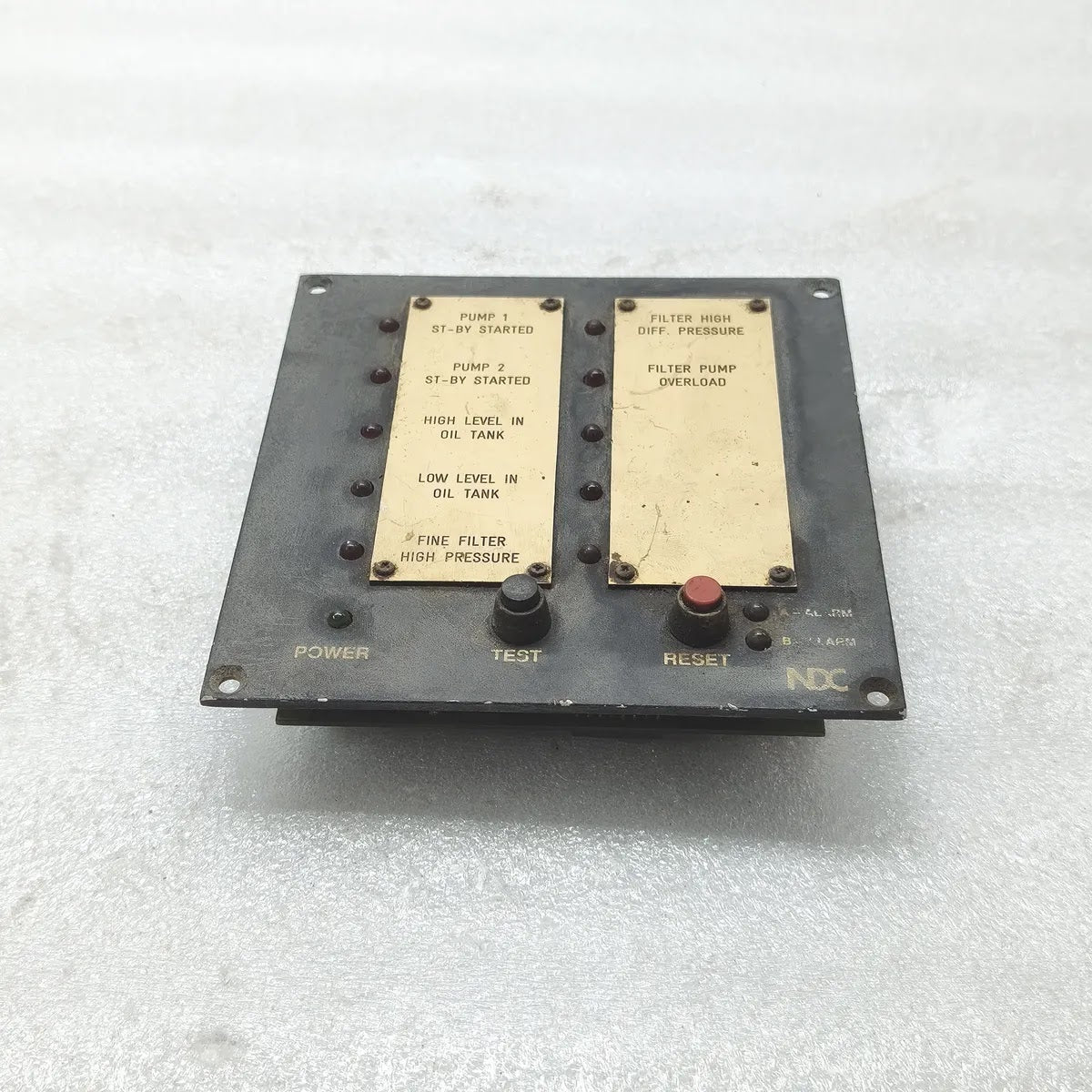 NDC LLC-10 Alarm Display Unit 10-Channel 24V AC/DC