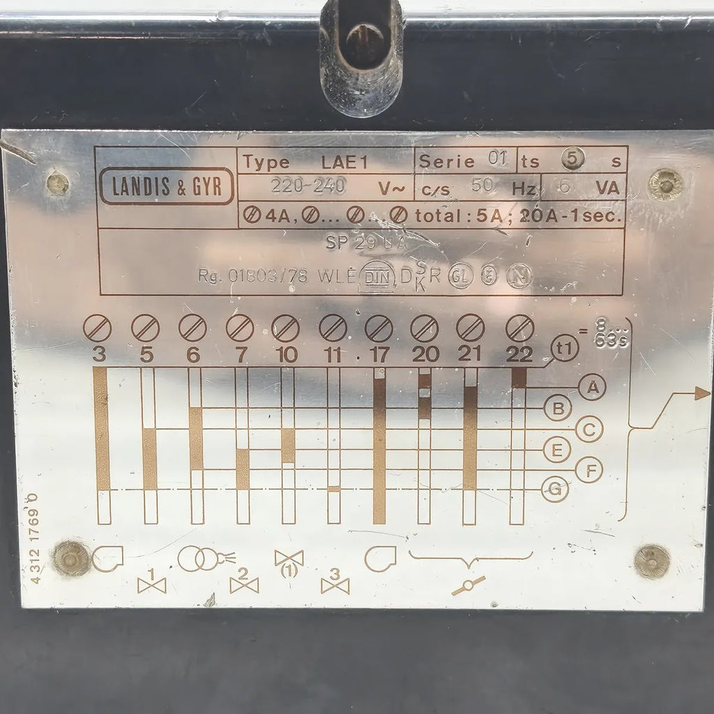LANDIS & GYR LAE1 Oil Burner Control 220-240V 50Hz