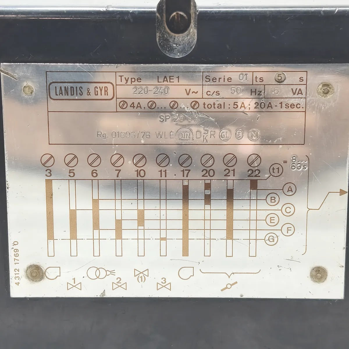 LANDIS & GYR LAE1 Oil Burner Control 220-240V 50Hz