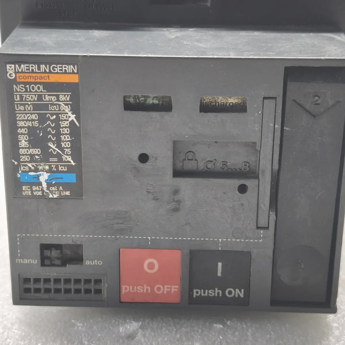 MERLIN GERIN NS100L Compact NS MCCB Circuit Breaker 100A 690V