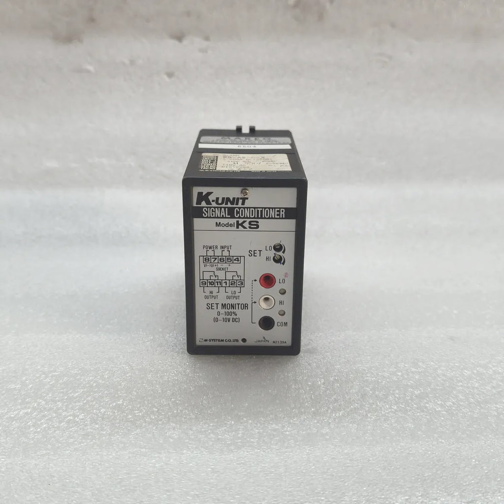 M-SYSTEM KS-A5-C-X K-UNIT DC Alarm Signal Conditioner 4-20mA 110V AC