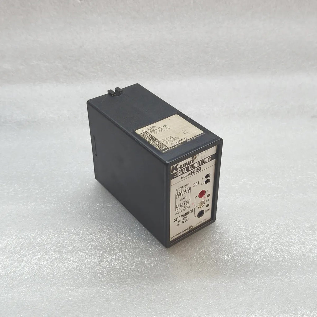 M-SYSTEM KS-72-R K-Unit DC Alarm Signal Conditioner -10-10V DC 24V DC