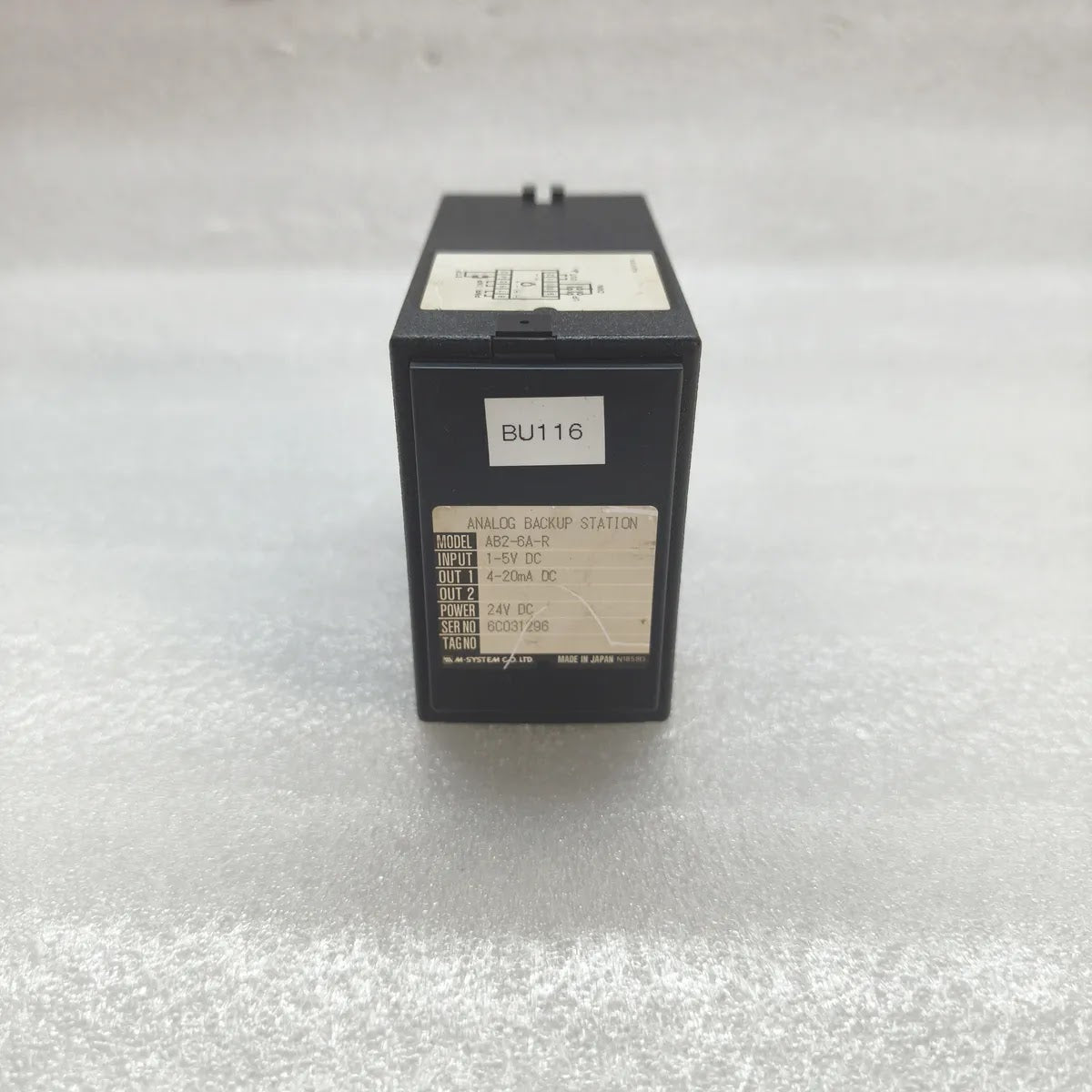 M-SYSTEM AB2-6A-R Analog Backup Station 1-5V DC In 4-20mA Out