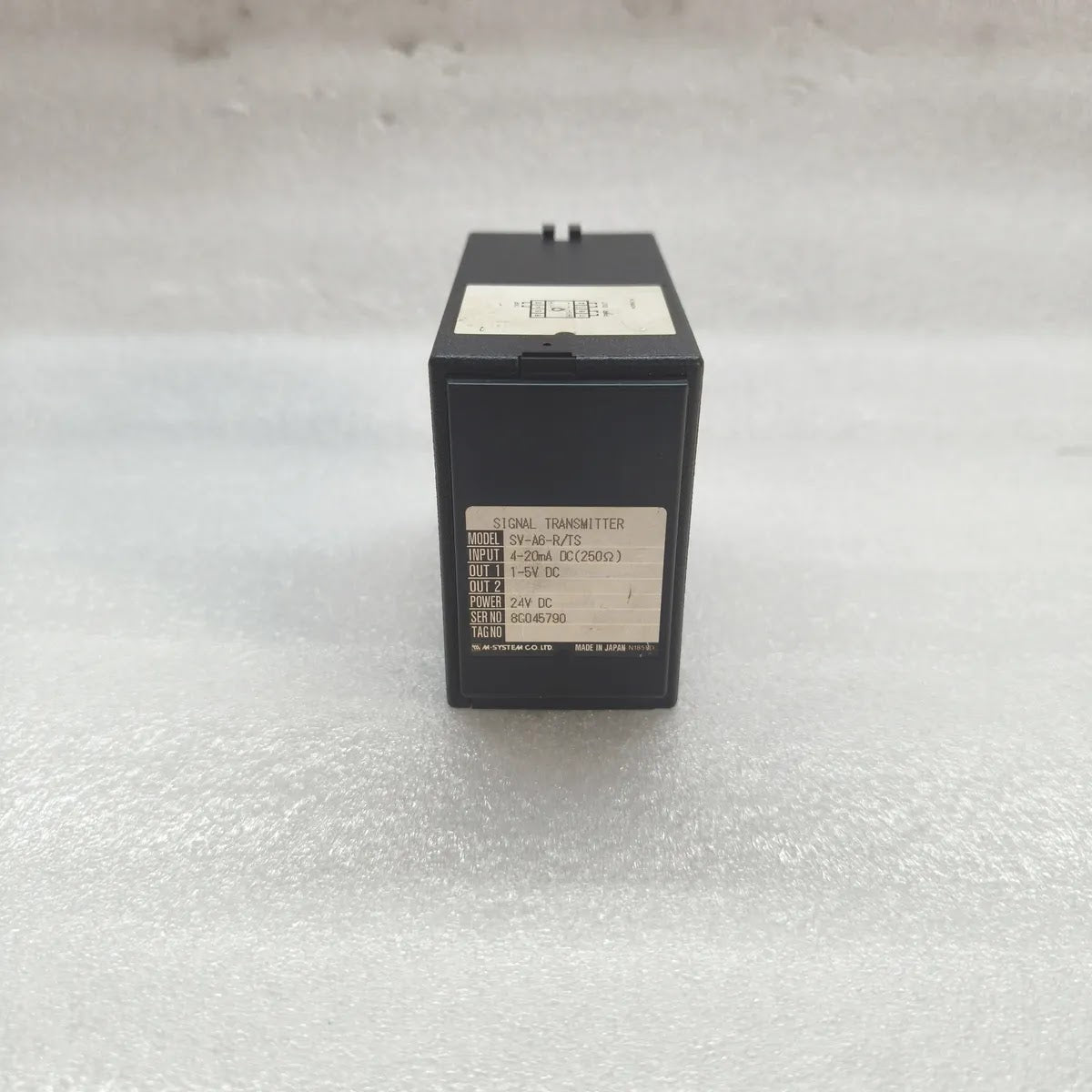 M-SYSTEM SV-A6-R/TS Signal Transmitter 4-20mA to 1-5V DC 24V DC