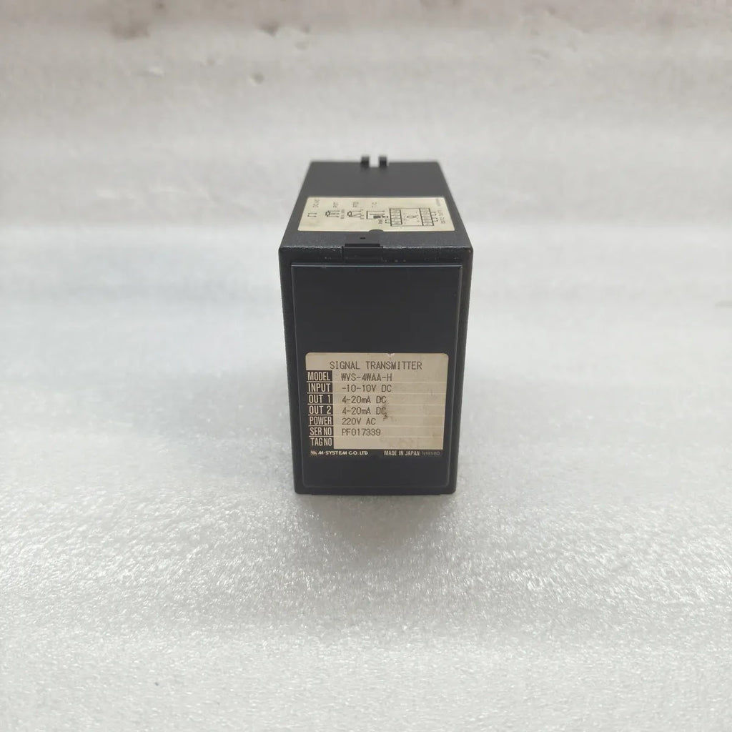 M-SYSTEM WVS-4WAA-H Signal Transmitter -10-10V DC to 4-20mA 220V AC