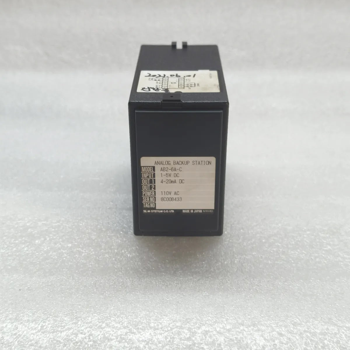 M-SYSTEM AB2-6A-C Analog Backup Station 1-5V DC In 4-20mA Out 110V AC