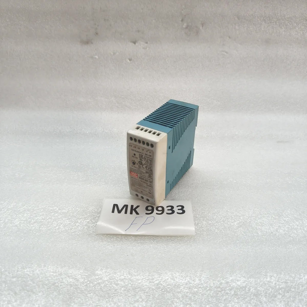 MEAN WELL MDR-60-12 DIN Rail Power Supply 12V 5A 60W FOR PARTS