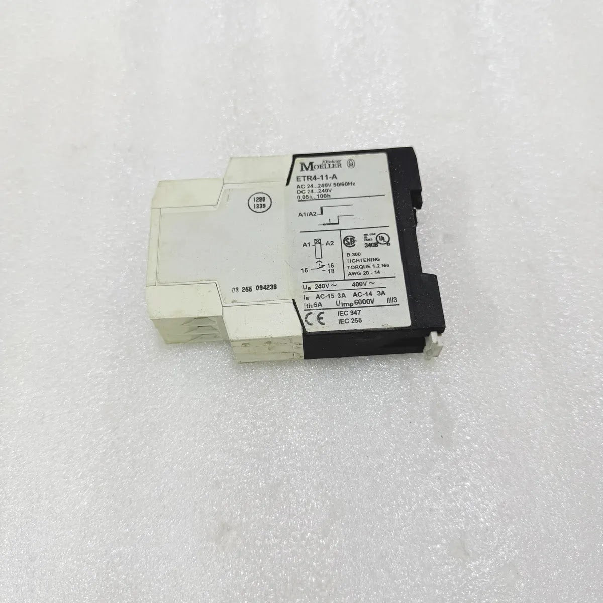 Moeller ETR4-11-A Multifunction Timer 0.05s-100h Pre-Owned