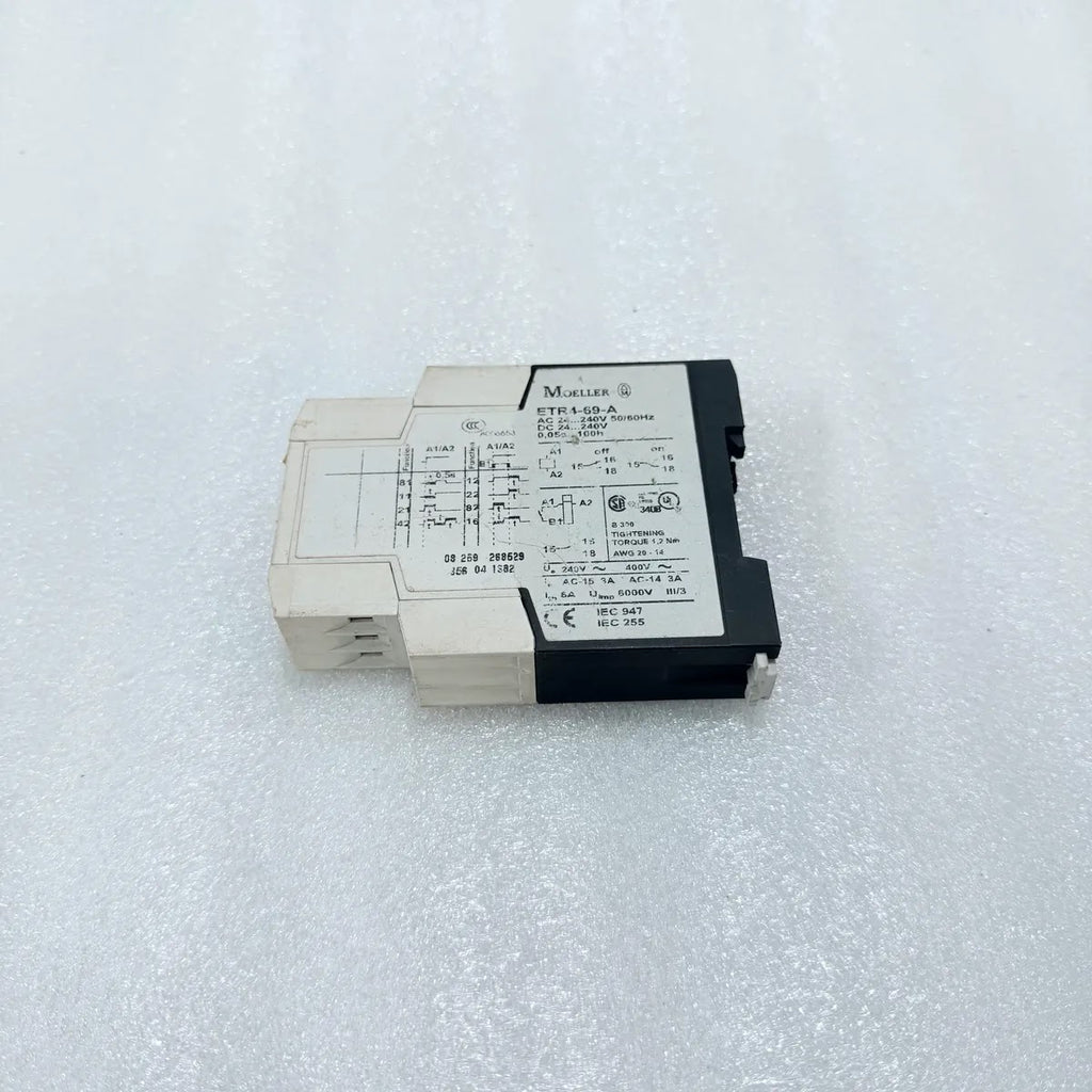 Moeller ETR4-69-A Multifunction Timing Relay 0.05s-100h 24-240V AC/DC Pre-Owned