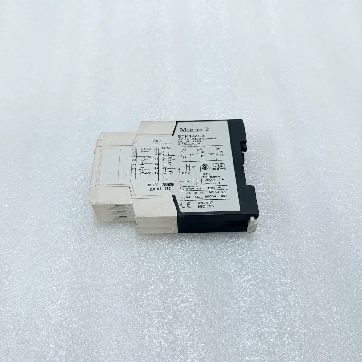 Moeller ETR4-69-A Multifunction Timing Relay 0.05s-100h 24-240V AC/DC Pre-Owned