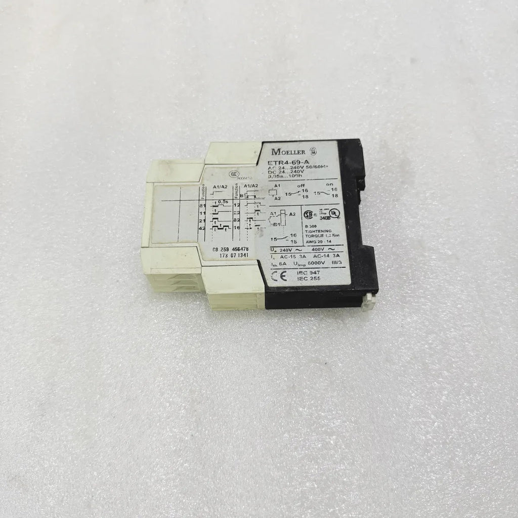 Moeller ETR4-69-A Multifunction Timer 0.05s-100h Pre-Owned