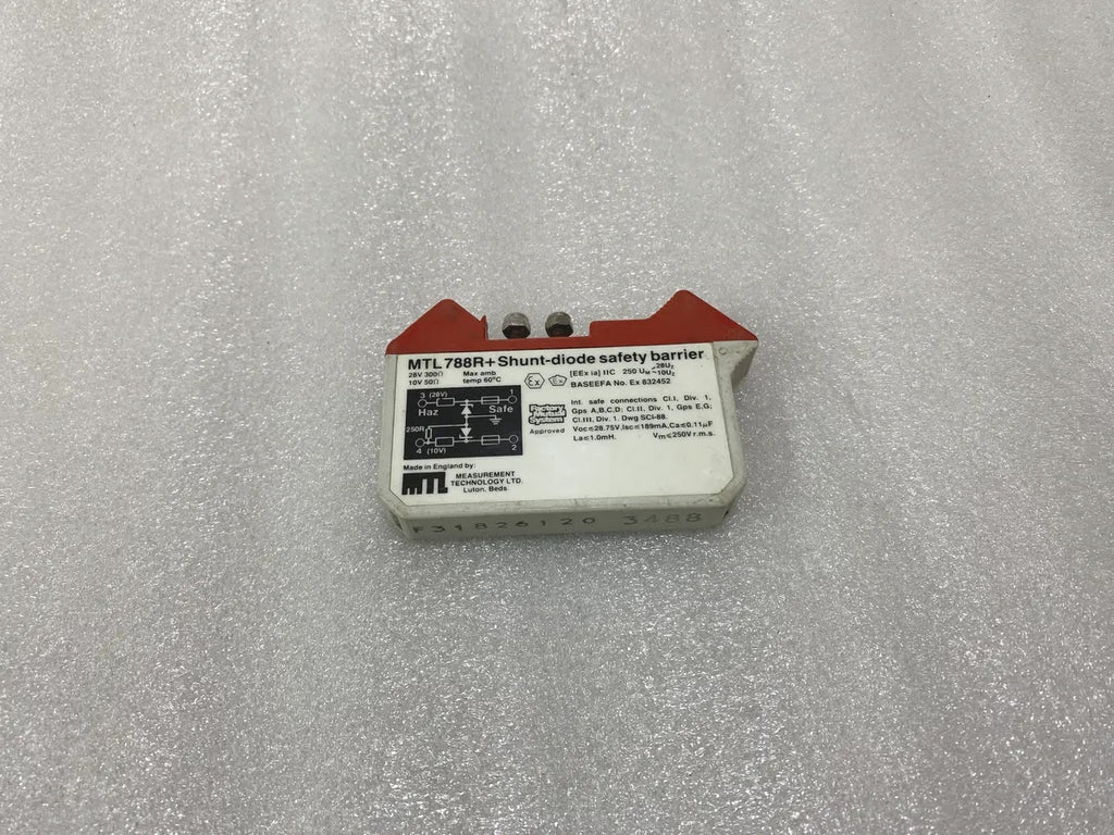 MTL 788R+ Shunt-Diode Zener Safety Barrier 28V 300 Ohm EEx ia IIC Pre-Owned