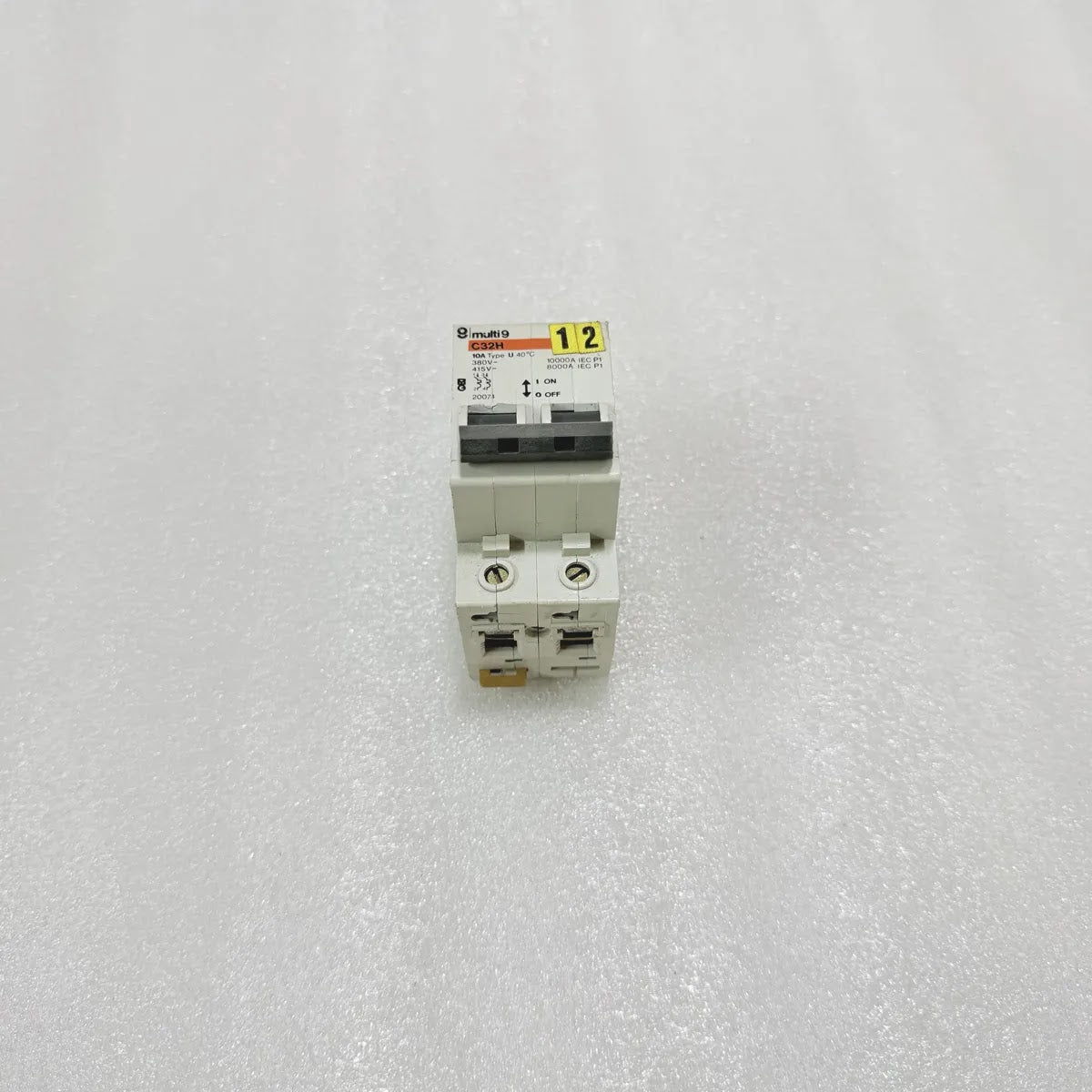 S Electric Multi9 C32H 2 Pole MCB 10A Pre-Owned