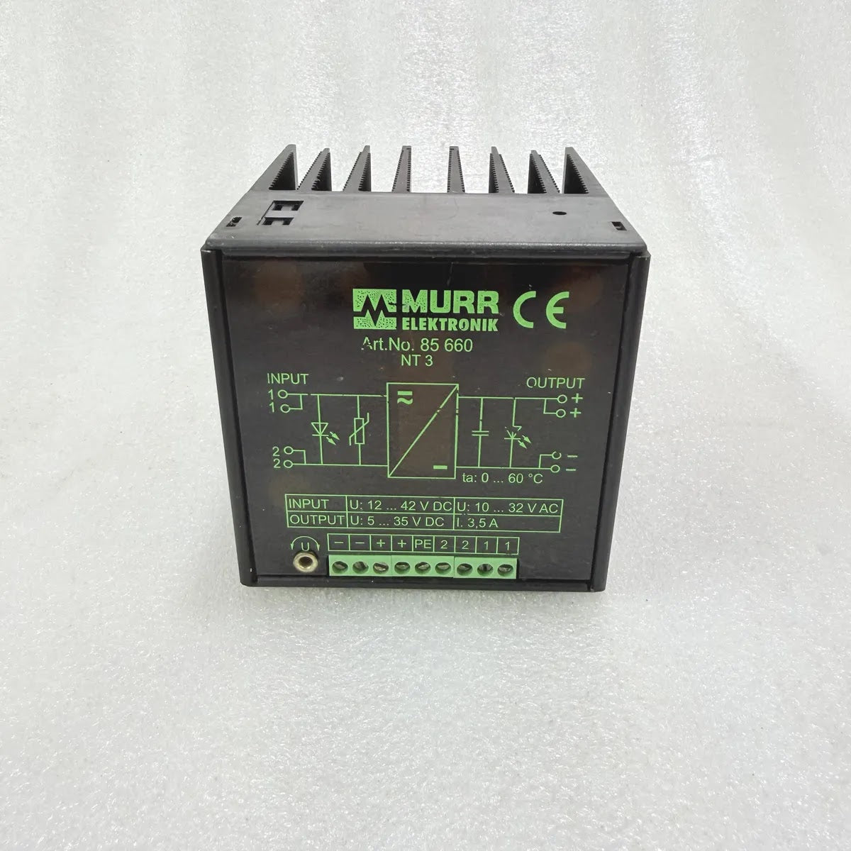 Murr Elektronik 85660 NT3 DC Power Supply Converter Pre-Owned