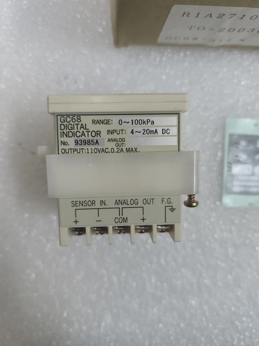 NAGANO KEIKI GC68 Digital Pressure Indicator 0-100kPa 4-20mA