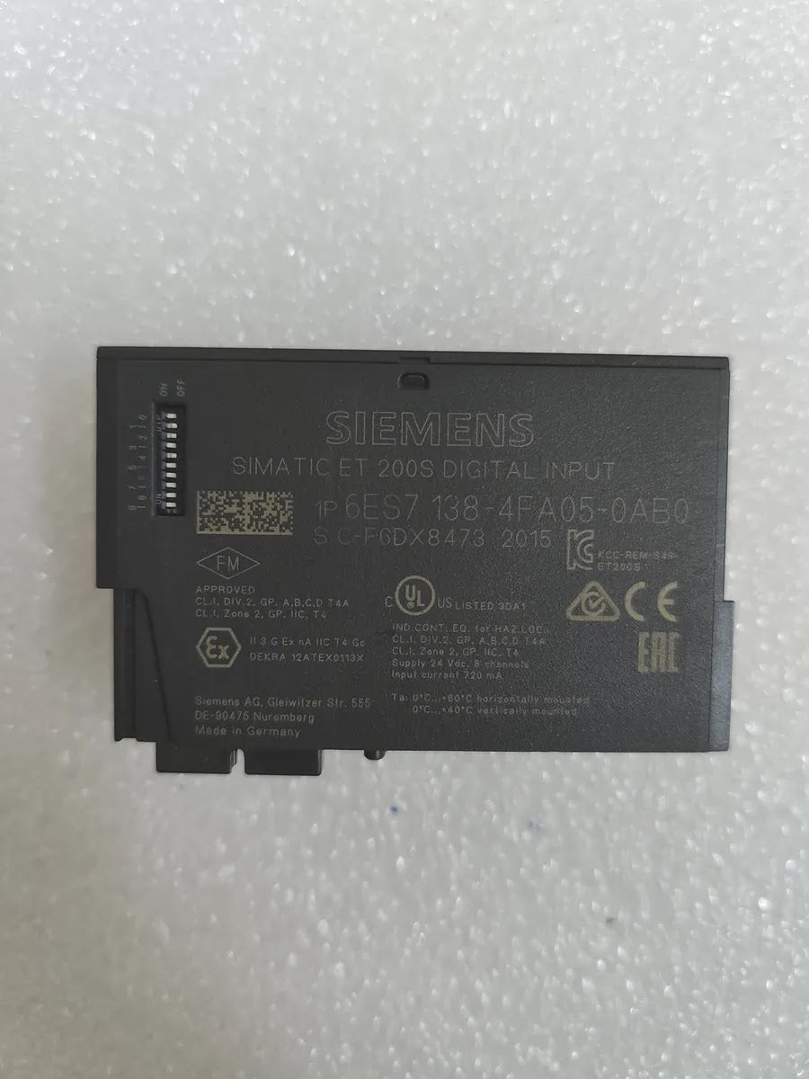 SIEMENS 6ES7138-4FA05-0AB0 ET 200S Fail-Safe Digital Input Module 24VDC