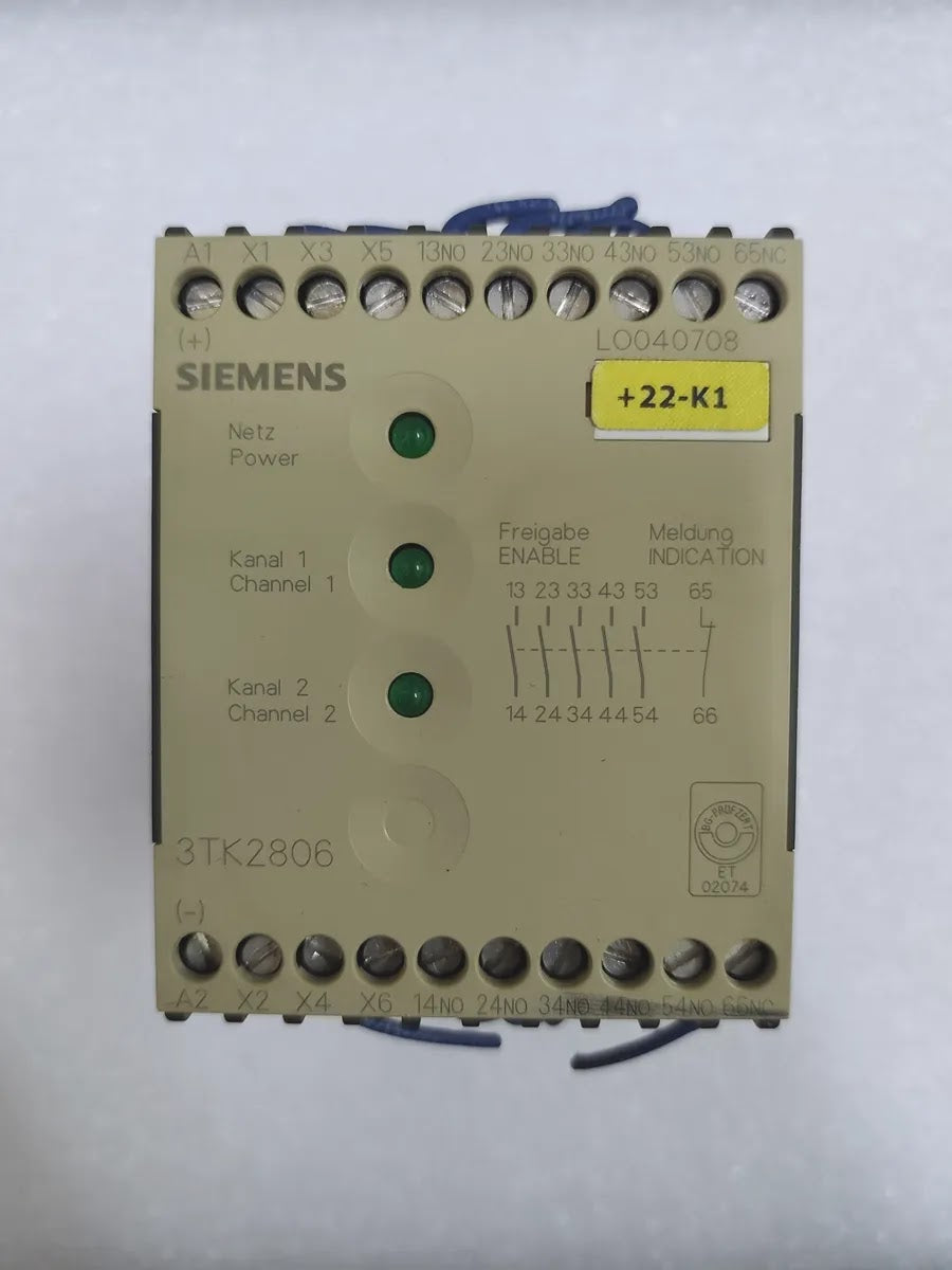SIEMENS 3TK2806-0BB4 Safety Relay 24VDC 6A