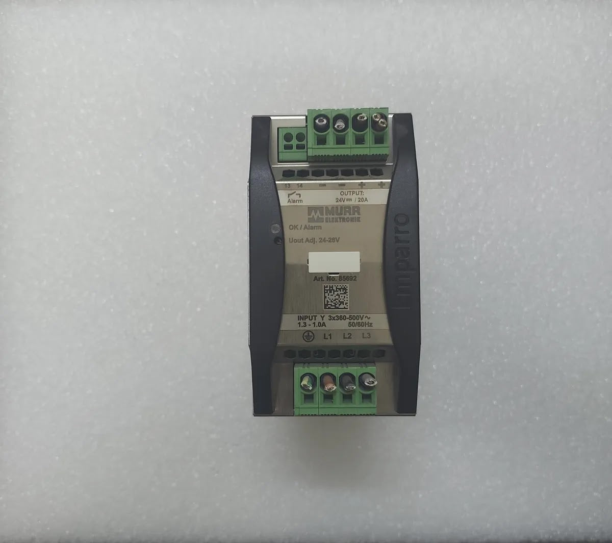 MURR ELEKTRONIK 85692 Emparro 20-3x360-500/24 Power Supply 24V 20A