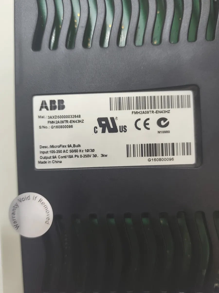 ABB FMH2A09TR-EN43HZ MicroFlex Servo Drive 9A 105-250VAC