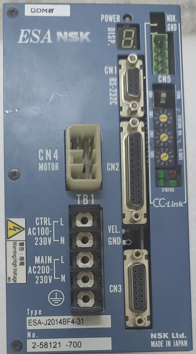 NSK ESA-J2014BF4-31 Servo Motor Driver AC200-230V
