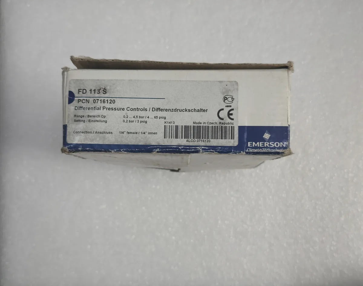 ALCO CONTROLS FD113S Differential Pressure Switch 0.2-4.5 bar 240VAC