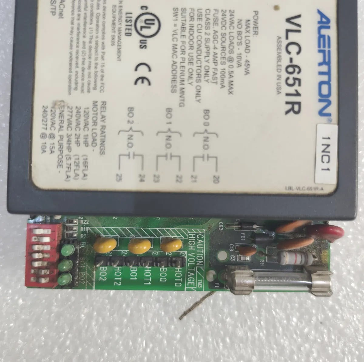 ALERTON VLC-651R BACnet Field Controller 24VAC