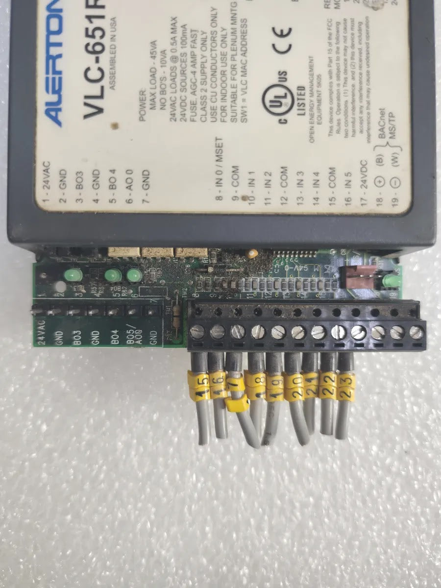 ALERTON VLC-651R BACnet Field Controller 24VAC
