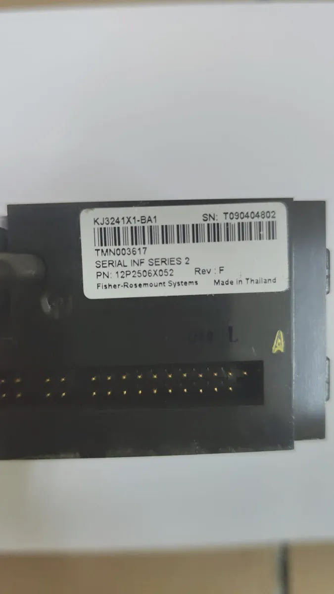 EMERSON KJ3241X1-BA1 DeltaV Serial Interface Module 2-Port 12VDC