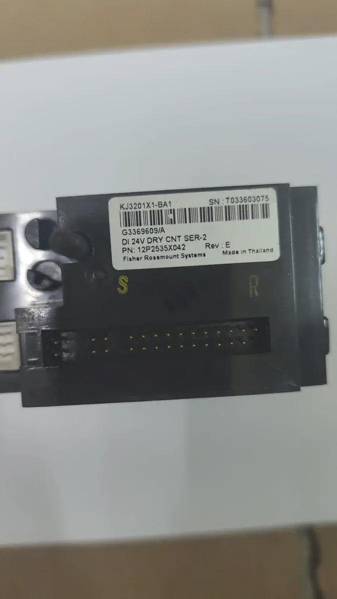 EMERSON KJ3201X1-BA1 DeltaV Discrete Input Module 8-Channel 24VDC
