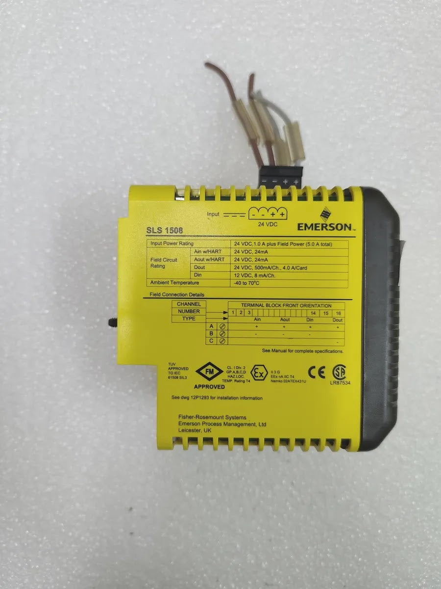 EMERSON KJ2201X1-BA1 SLS 1508 Smart Logic Solver 24VDC 16-Channel