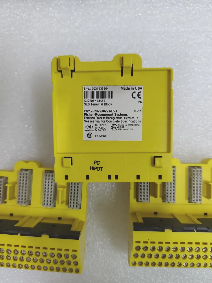 FISHER-ROSEMOUNT KJ2201X1-HA1 SLS Terminal Block 12P3322X022