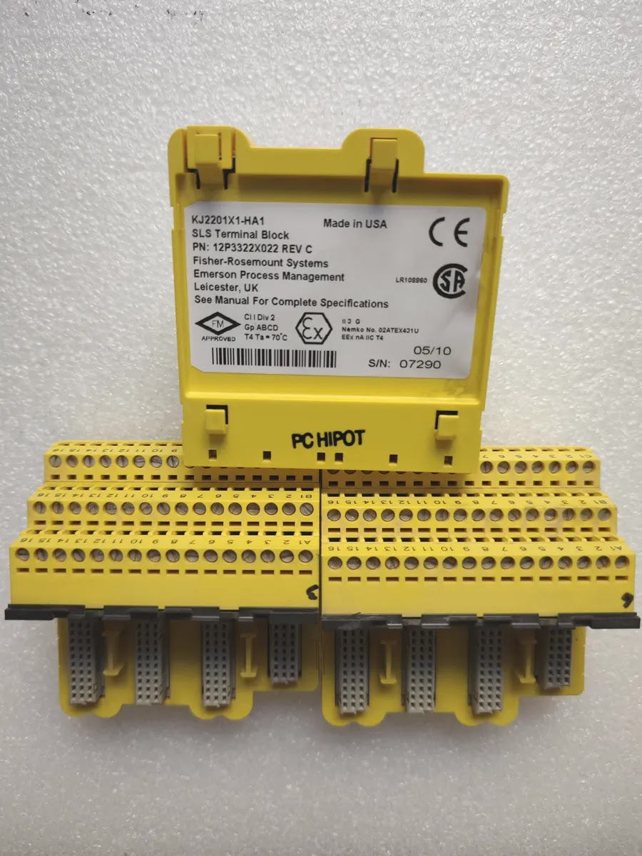 EMERSON KJ2201X1-HA1 DeltaV SLS Terminal Block 16 Channel
