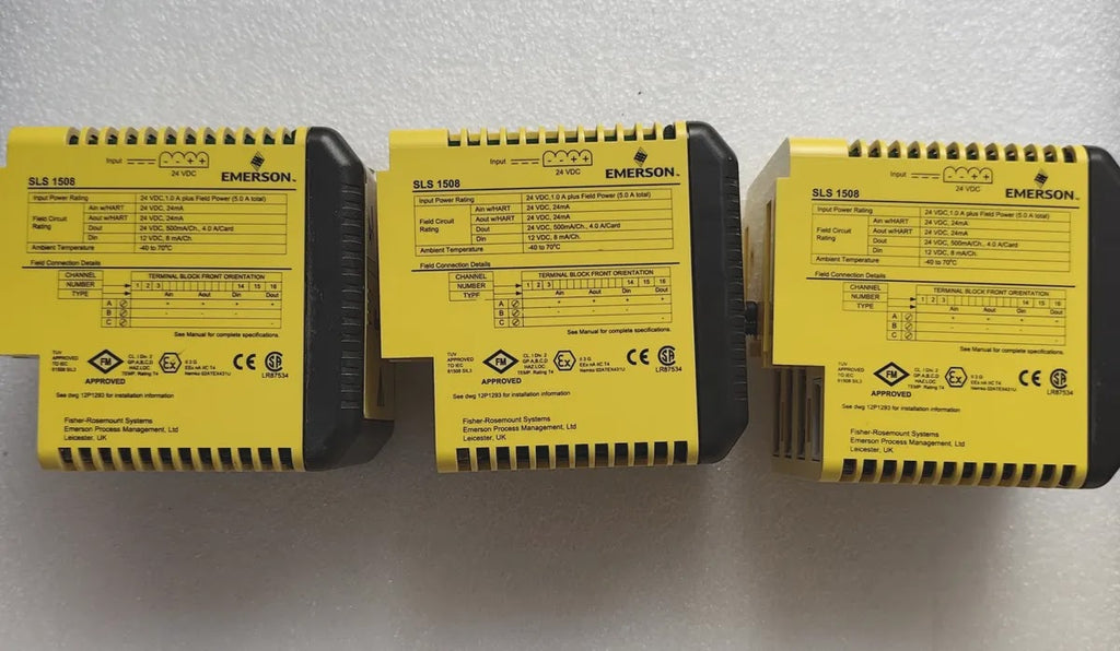 EMERSON KJ2201X1-BA1 SLS 1508 Smart Logic Solver 24VDC 16-Channel