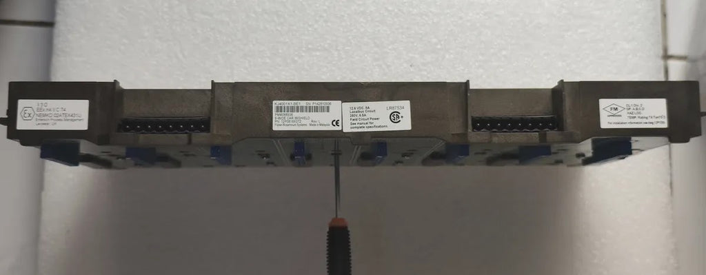 EMERSON KJ4001X1-BE1 DeltaV 8-Wide I/O Carrier 12.6VDC 8A