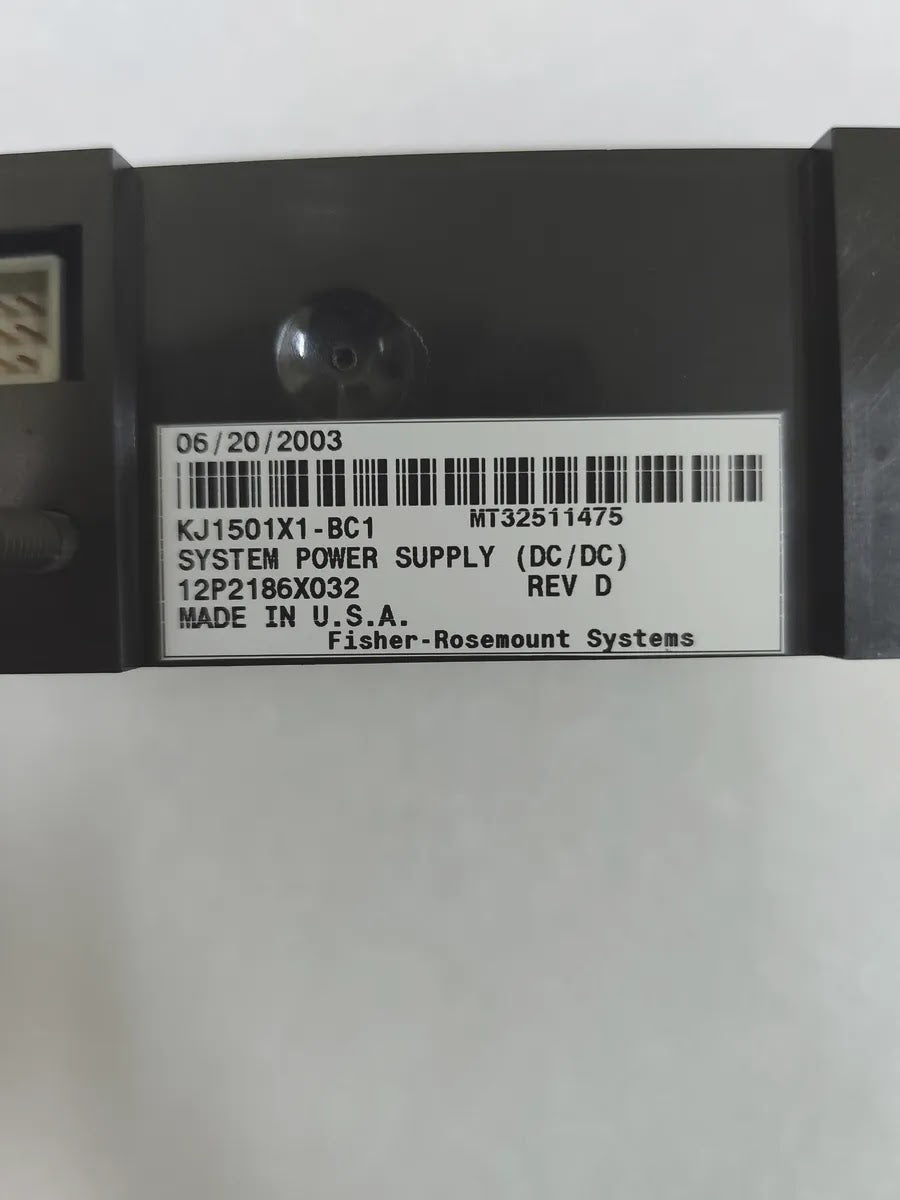 FISHER-ROSEMOUNT KJ1501X1-BC1 DeltaV System Power Supply DC/DC 12VDC 13A