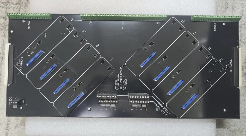 EMERSON KJ4003X1-BA1 DeltaV VerticalPlus I/O Carrier 8-Wide Left 12VDC