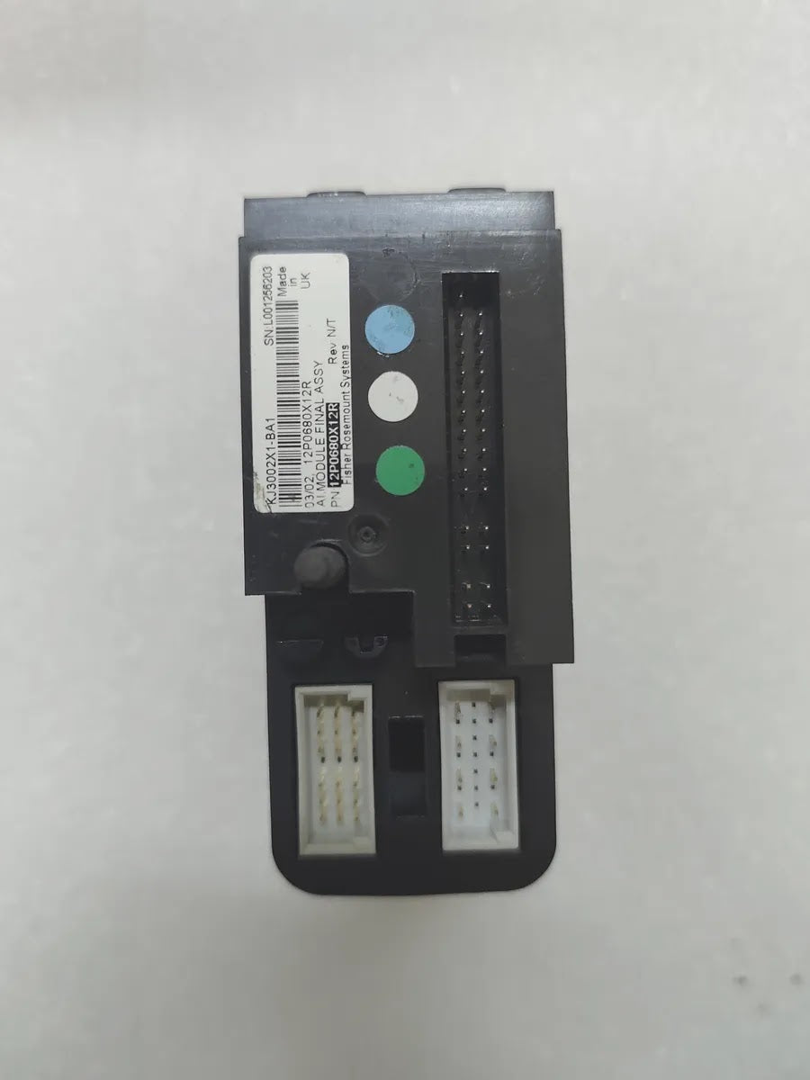 FISHER-ROSEMOUNT KJ3002X1-BA1 DeltaV Analog Input Card 8-Ch 4-20mA HART