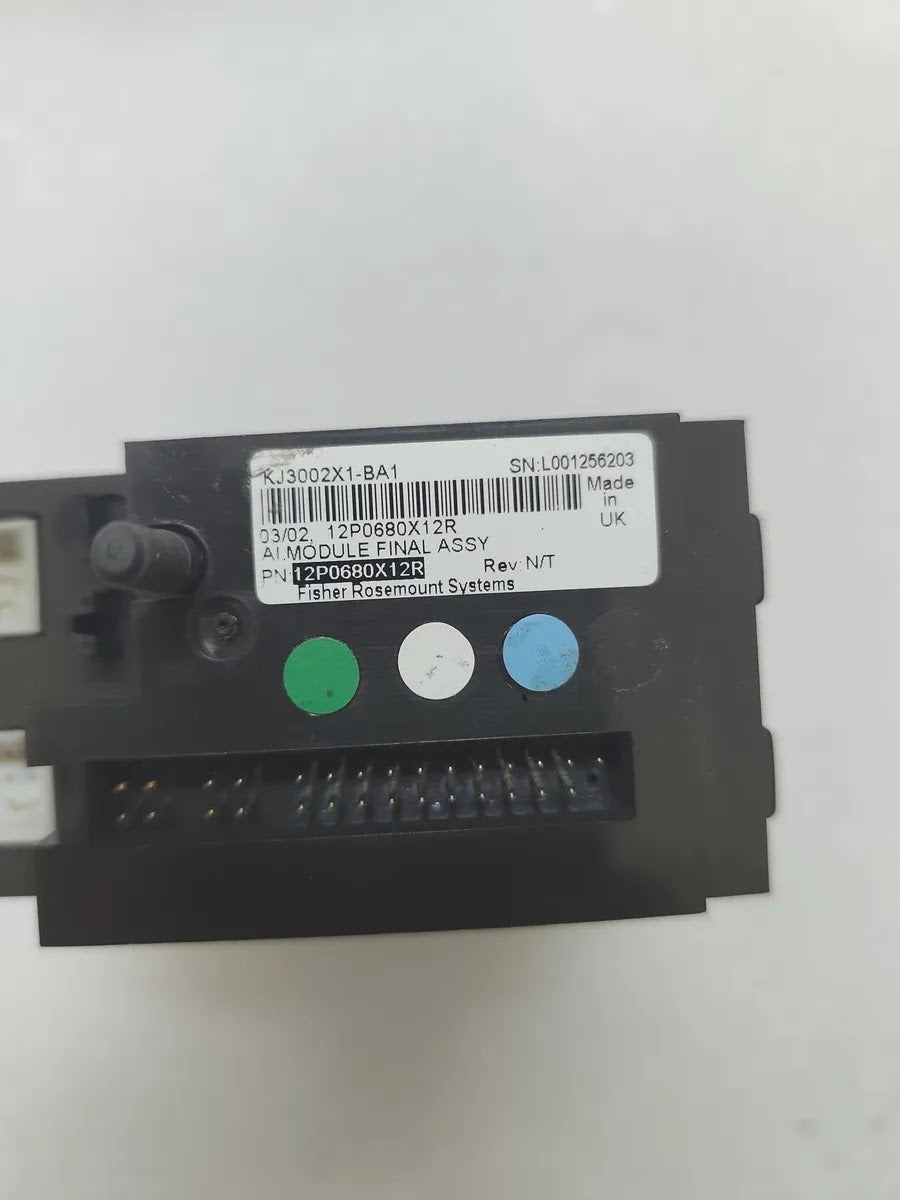 FISHER-ROSEMOUNT KJ3002X1-BA1 DeltaV Analog Input Card 8-Ch 4-20mA HART
