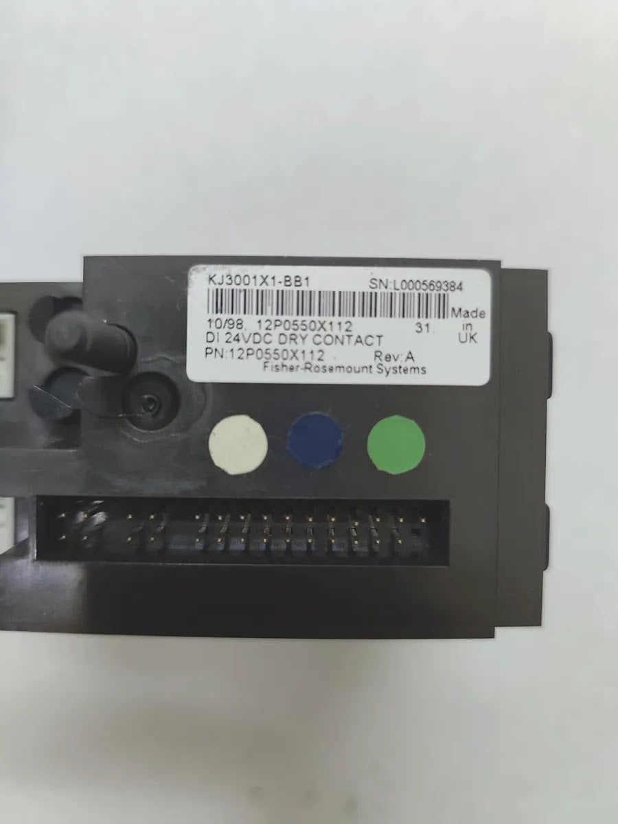 FISHER-ROSEMOUNT KJ3001X1-BB1 DeltaV Discrete Input Card 8-Ch 24VDC