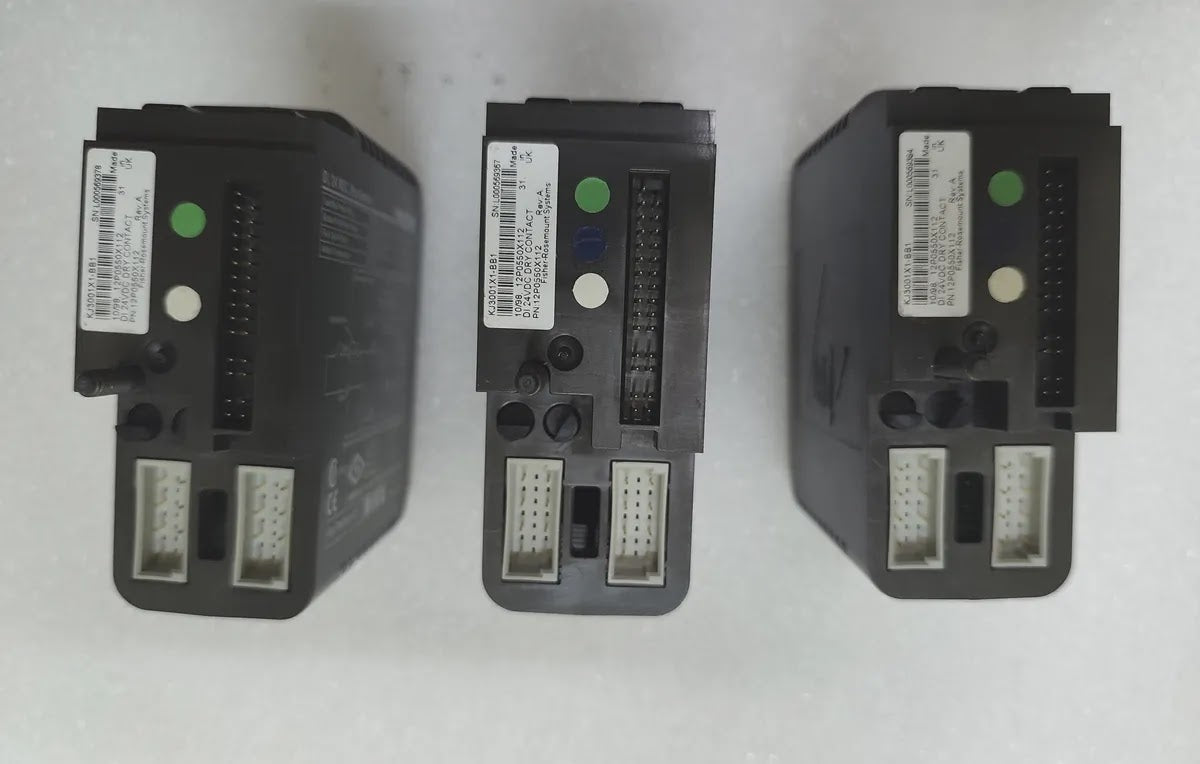 FISHER-ROSEMOUNT KJ3001X1-BB1 DeltaV Discrete Input Card 8-Ch 24VDC