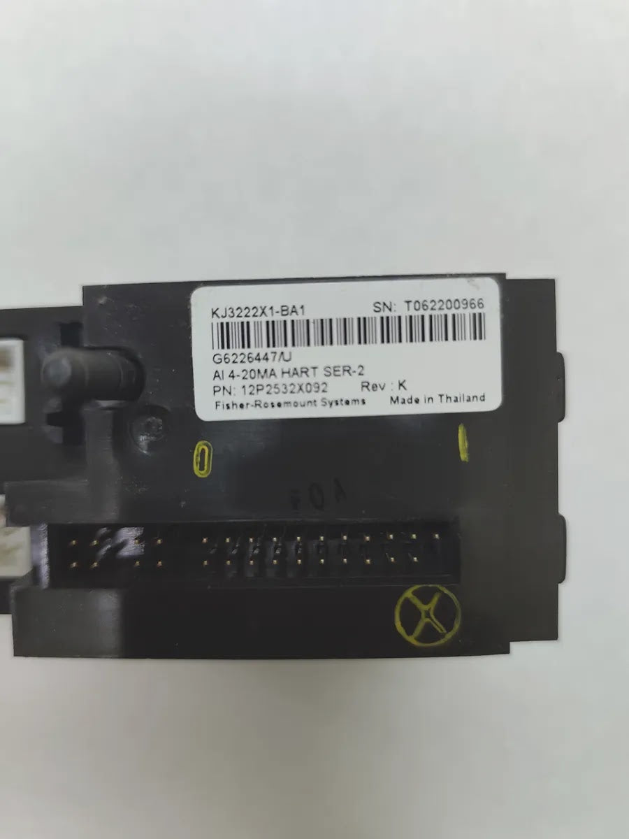 EMERSON KJ3222X1-BA1 DeltaV Analog Input Card 8-Ch 4-20mA HART