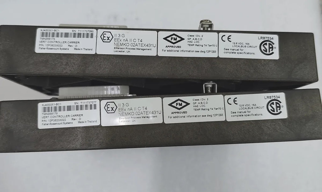 EMERSON KJ4003X1-BC1 DeltaV Vertical Controller Carrier 12.6VDC 15A