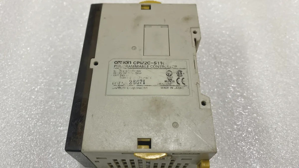 Omron CPM2C-S110C Programmable Controller PLC CPU 24VDC Pre-Owned